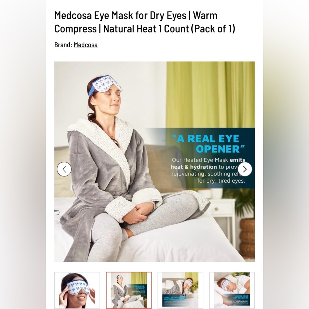 🤩 Medcosa Moist Heated Eye Mask - Picture 7 of 11